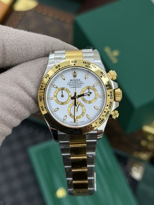Rolex Daytona Two Tone Whitte