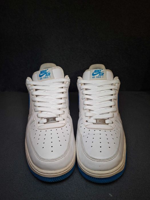Nike Air Force 1 University Blue and white