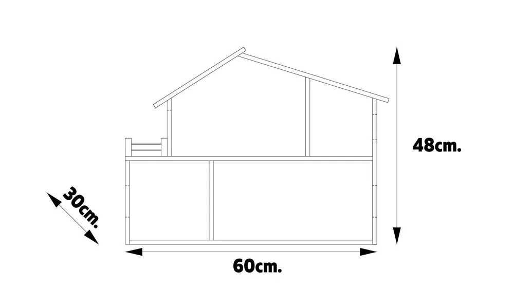 Детска къща за игра с кукли