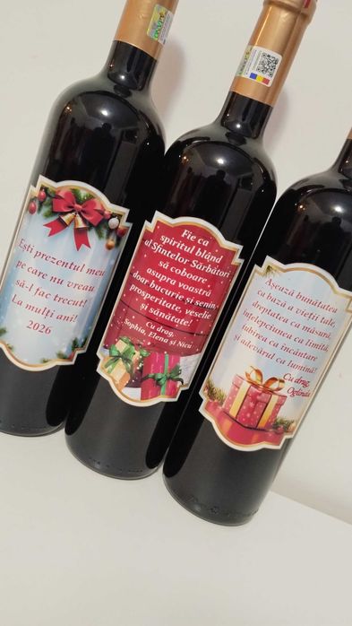 Sticle personalizate - cadou deosebit de Craciun, Paste, zi de nastere