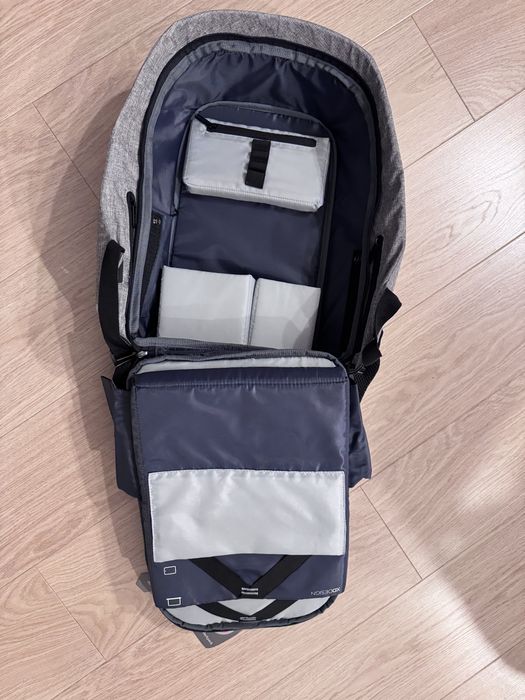 Rucsac XD Design Antifurt 16L, Laptop 15.6", Impermeabil, Gri - Nou