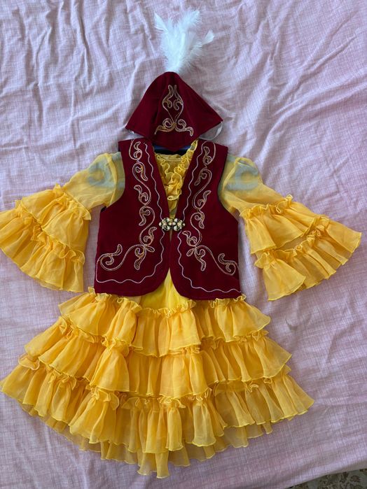 Казахское платье на 5-7 лет