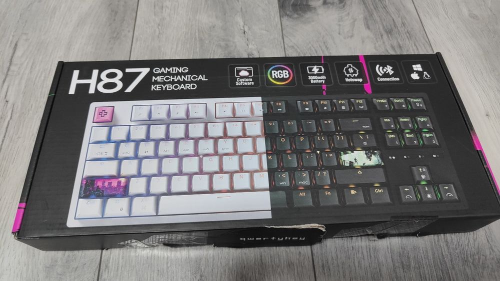 Tastatura mecanica wireless Qwertykey H87