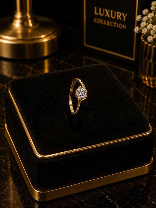(AG41) Inel aur, 14k b7909 Certificat de garantie