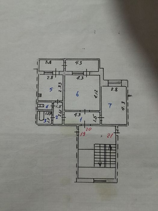 Продам 2х комнатную квартиру
