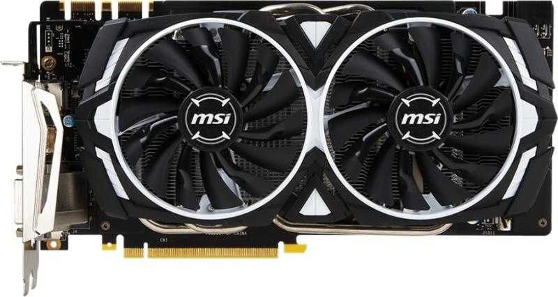 Видео карта MSI GeForce GTX 1070 8GB ARMOR