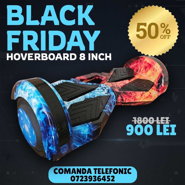 Hoverboard 10 inch 2x350w 3.6A -50% BF | NOU | LIVRARE | GARANTIE
