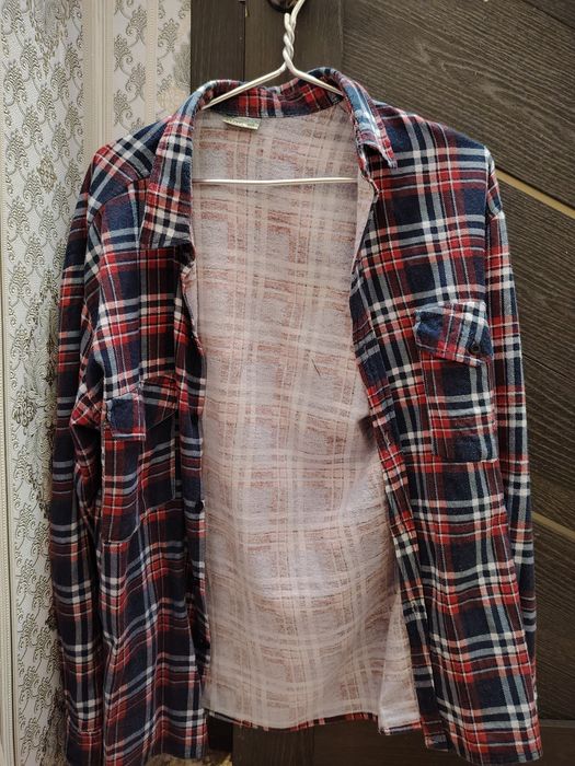 Рубашка мужская в клетку