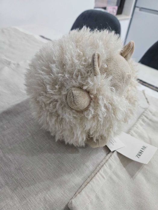 Стопер за врата Овца + ПОДАРЪК ленена покривка ЧИСТО НОВИ с етикетите