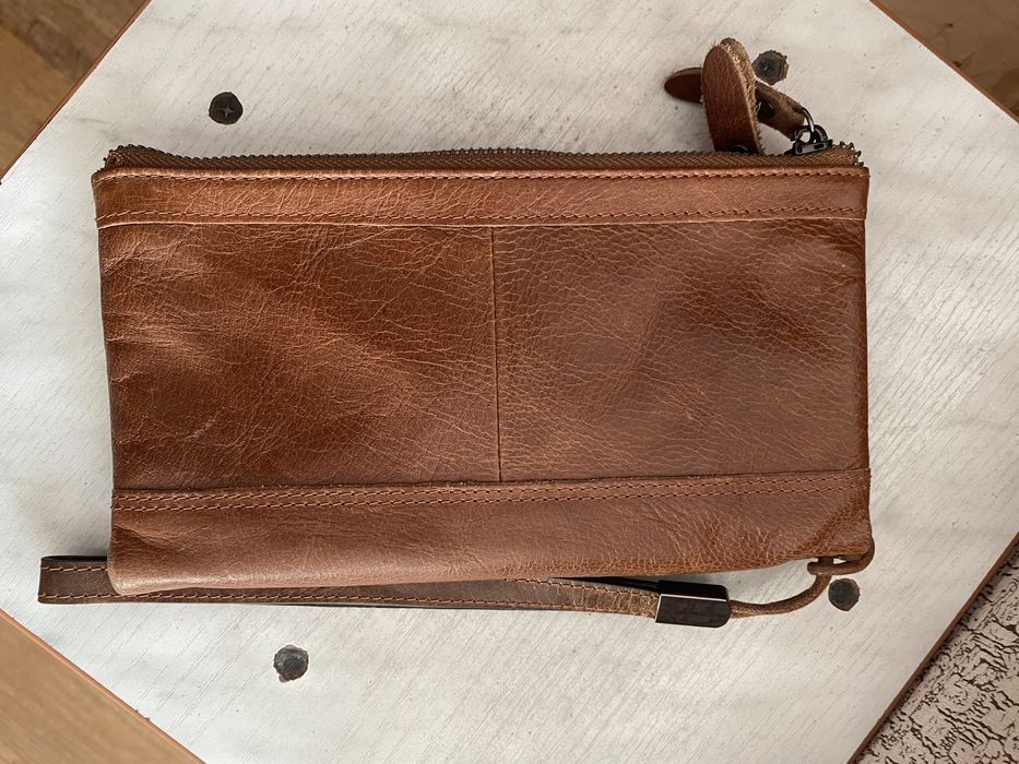 Кошелек натуралный кожа