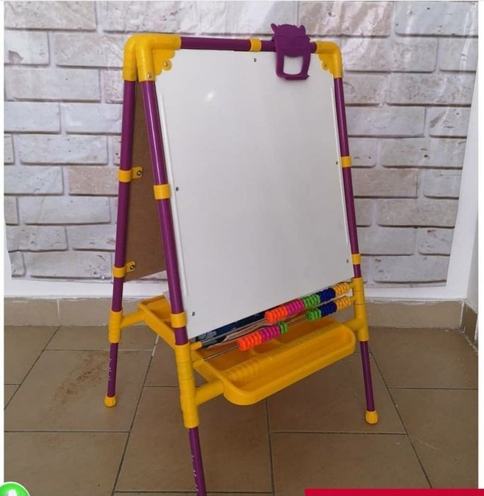 Магнитная доска NIKA kids (Россия). Мольберт развивающий, доска знаний