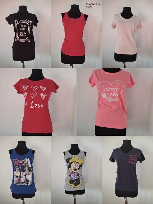 Tricouri bumbac casual XS/S