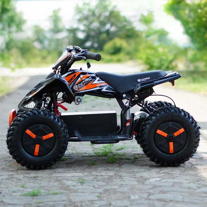 ATV electric NITRO ECO Python 1000W 36V Snowy tyre, cu 3 Viteze ...