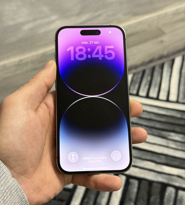 iPhone 14 Pro Purple Mov 5G Esim Neverlock Impecabil !.