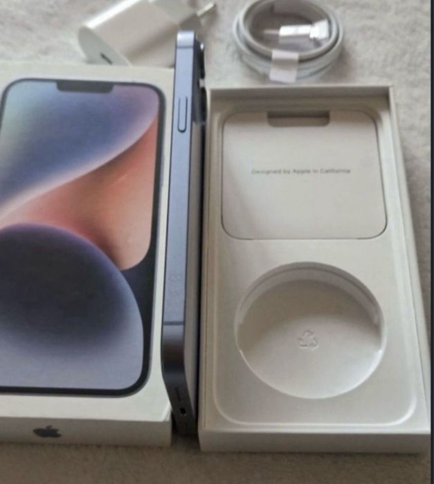 iPhone 14 Plus, 128GB, Blue, Full box, stare CA NOU