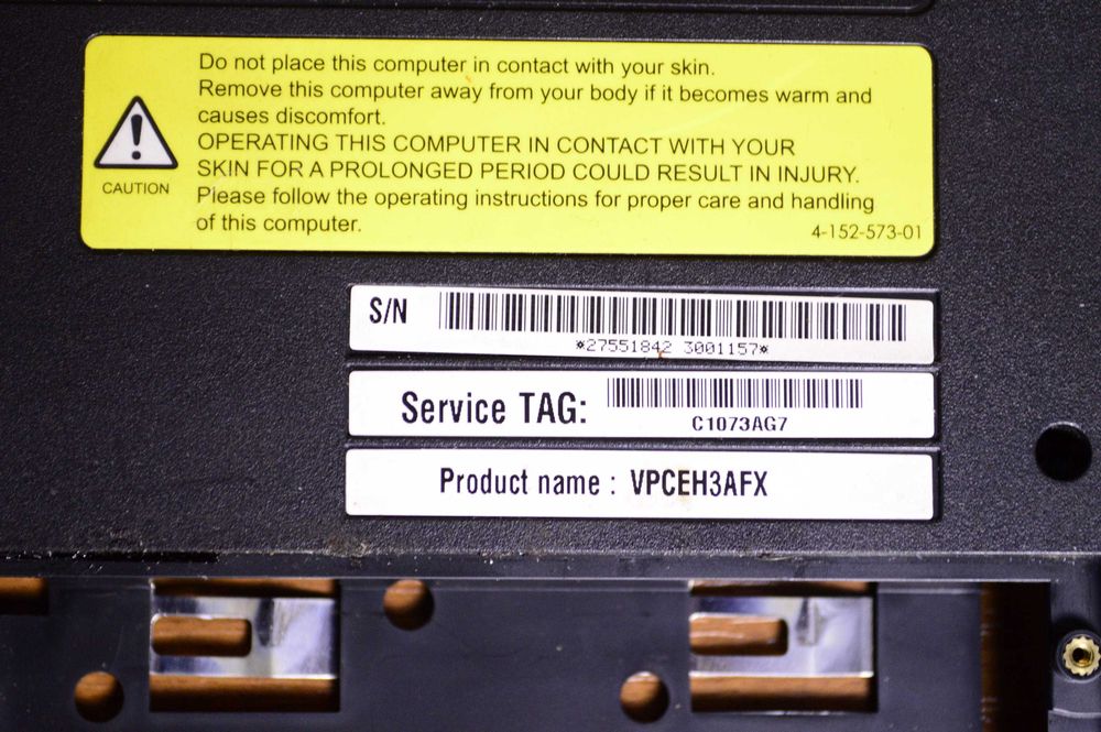 Лаптоп части pcg-91912l vpceh3afx рам 4gb