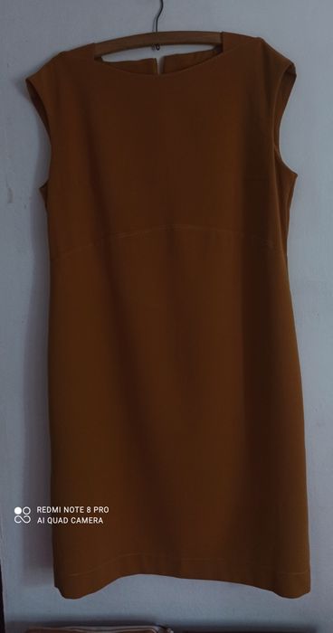 Rochie de zi  culoarea mustarului