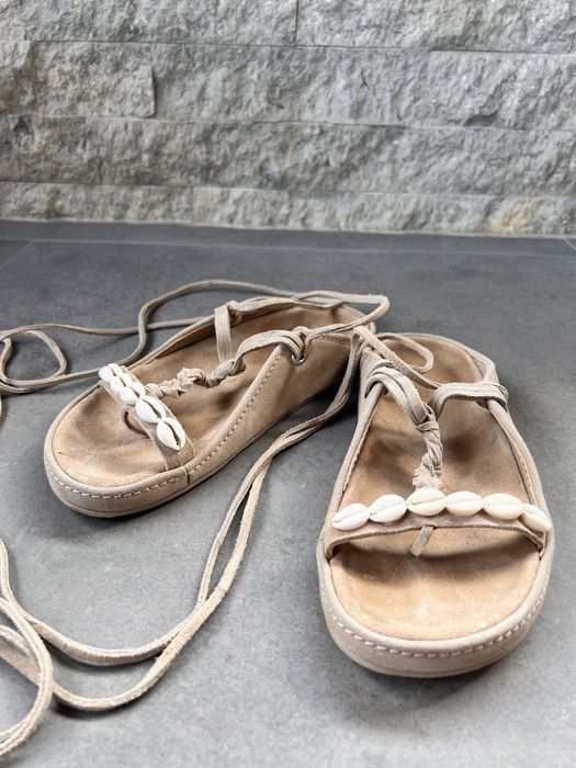 Sandale ZARA de piele, Marimea 36