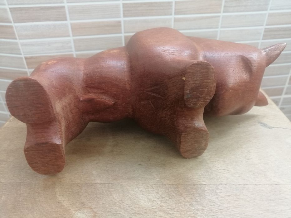 Sculptura Lemn - Taur
