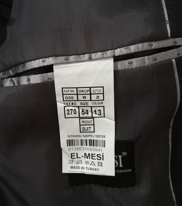 Costum Bărbați( Mărimea 54 XXL)