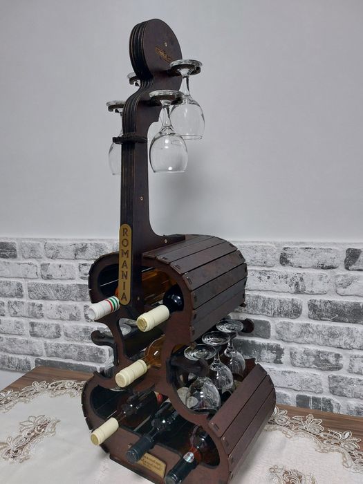 Suport pentru sticle de vin violoncel