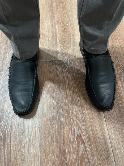 Коженные туфли 41 размер кожа