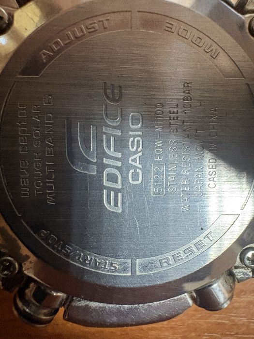 Ceas Casio Edifice EQW-M1100 – Tough Solar, Radio-Controlled, Stare Bună