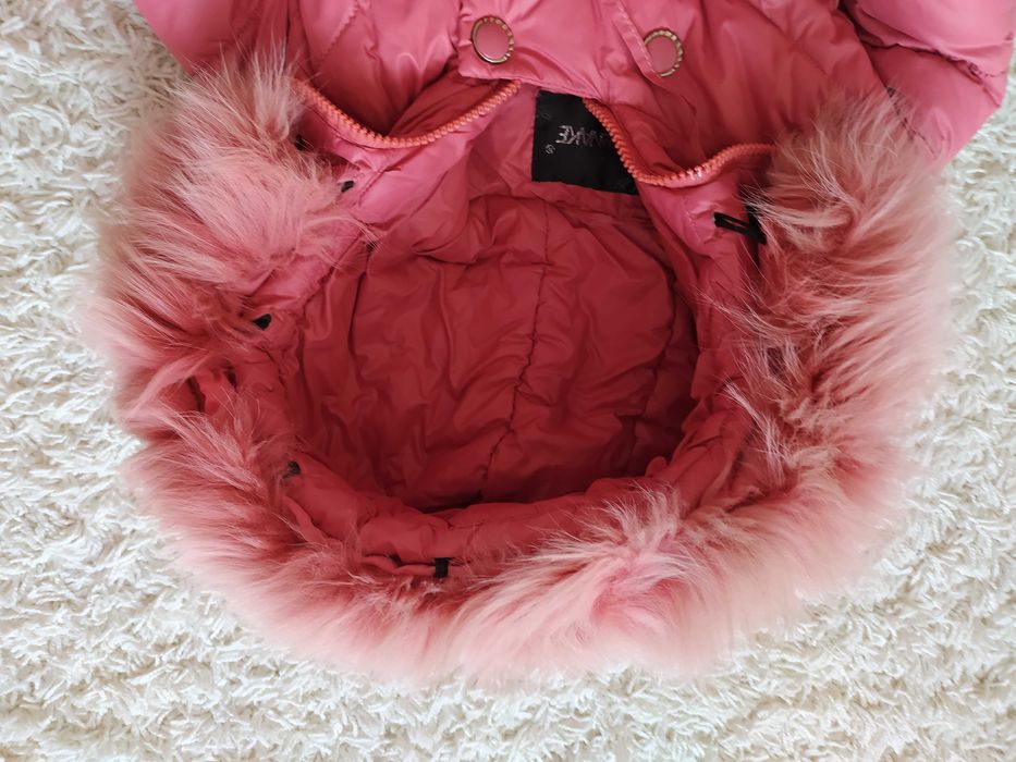 Пуховик на девочку зима 5-10 лет