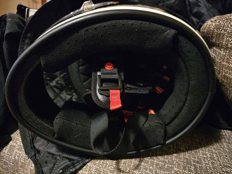 Каска Biltwell Gringo S black and white XL