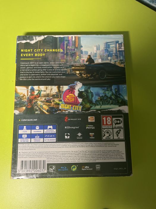 Продам диск на ps4 кибер панк