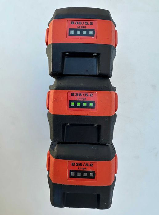 Hilti B 36/5.2Ah - 3 броя батерии 36V 5.2Ah с индикатор