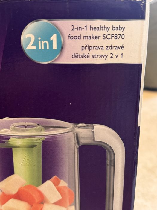 Aparat Philips Avent 2 in 1 pentru gatit la aburi si blender