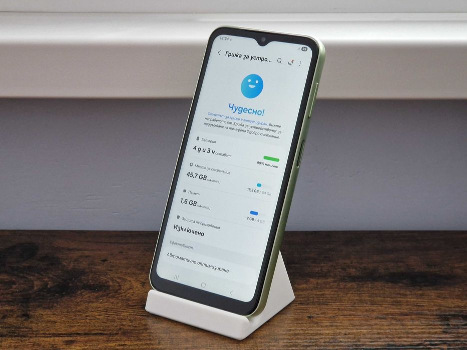 Смартфон Samsung Galaxy A14, 4/64GB, зелен