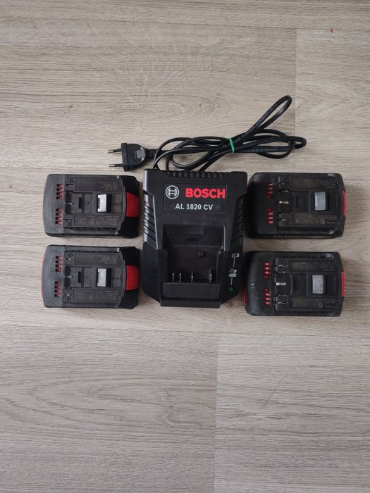Зарядно и бетерии на Bosch