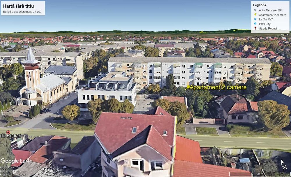 Vand apartament 2 camere, 58 mp, confort 1, zona Lidl str.Rodnei, mun. Satu Mare