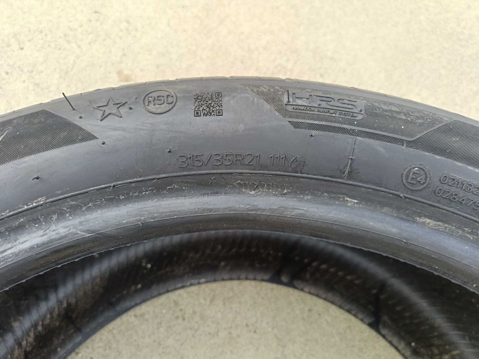 Doua anvelope noi de vara 315 35 21 hankook ventus s1 evo3 run flat