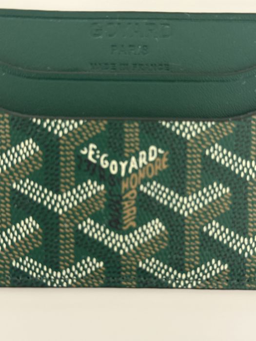 Card Holder Goyard - Verde