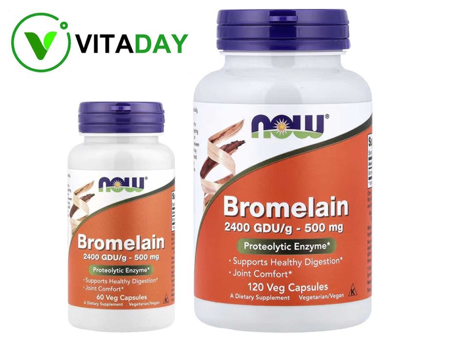 NOW Foods Bromelain бомелаин бромелайн