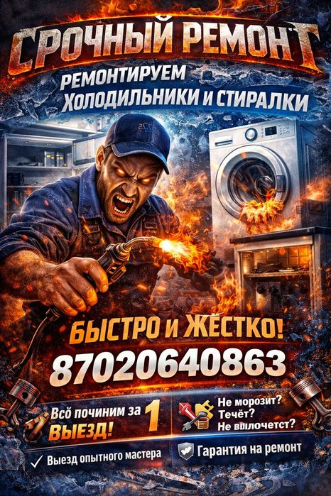 Срочный ремонт холодильников стиралок и морозильников выезд сейчас