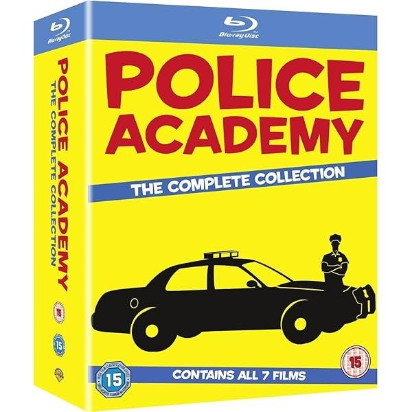 Set box blu ray colecția POLICE ACADEMY