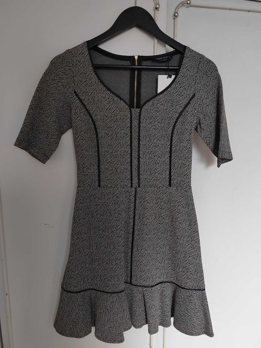 Рокля XS размер, Corso Italia, сив меланж