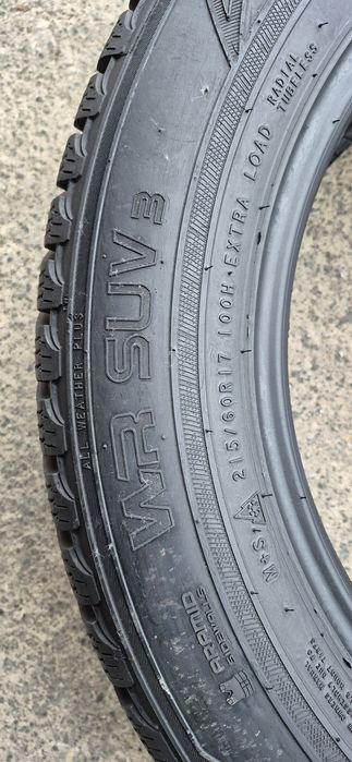 4 anvelope iarna Nokian 215/60/17.Pretul este pe bucata.
