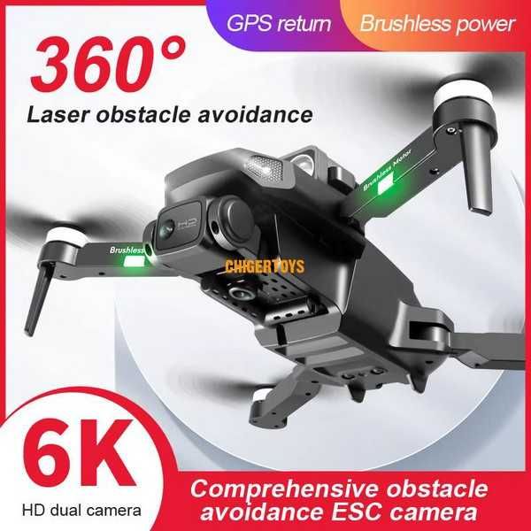 ДРОН нов OAS MAX 6K,4K по лиценз на DJI,с двойна камера GPS WIFI до 3 KM, 3-осен гимбал , лазерен лидар 360 за избягване на препятствия ,квадрокоптер