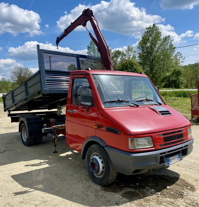 Iveco 59c12 2.8 turbo 120CP basculabil cutie macara 1.5T Italia