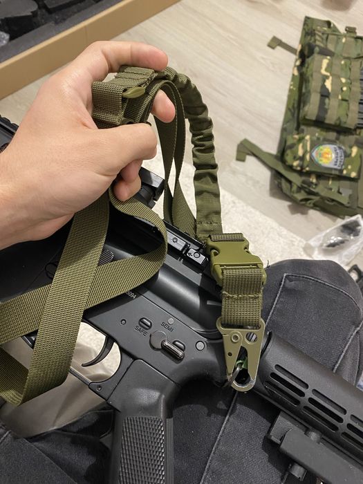 СПЕШНО! Продавам пълна екипировка за еърсофт ПОЧТИ НОВА