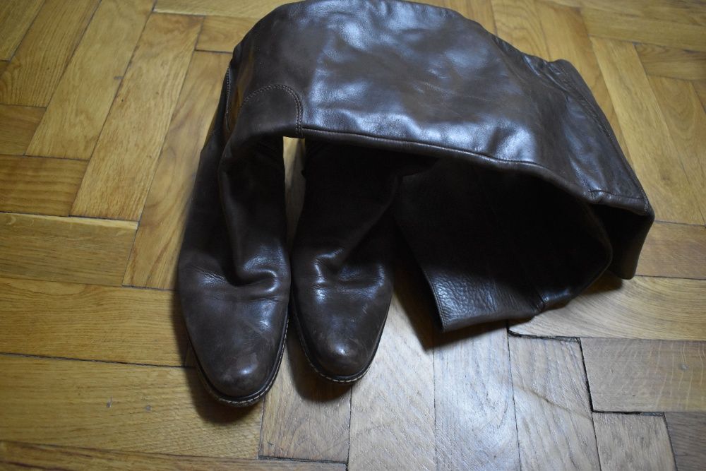 Cizme dama din piele peste genunchi