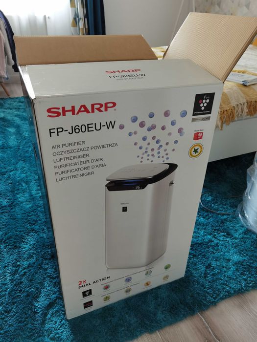 Purificator aer SHARP Plasmacluster FPJ60EUWHEPA, ionizare