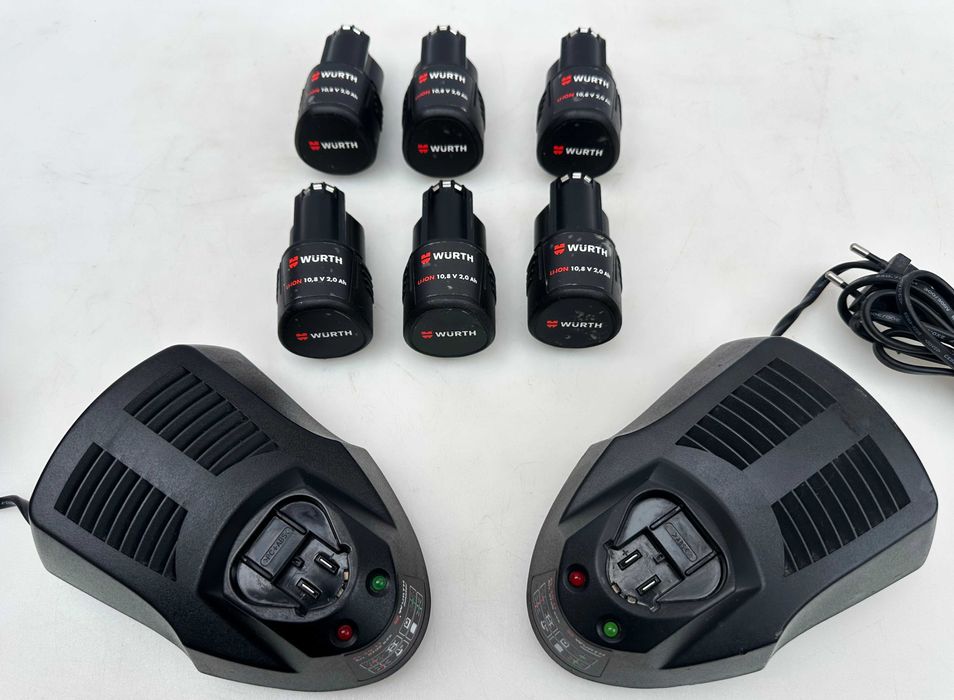 Wurth акумулаторен сет  винтоверт, фенер, радио, зеге, циркуляр 10.8V