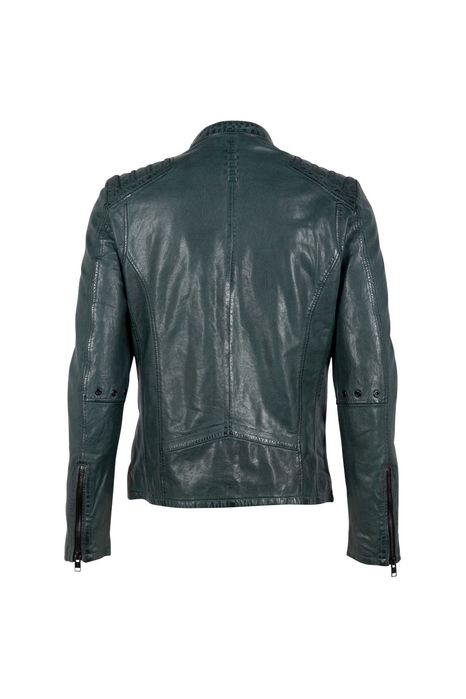 Geaca de Piele Barbati 2.0 by Mauritius Verde Inchis G2MMagnu