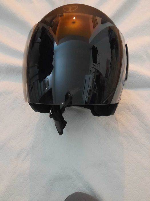 geaca de blugi Harley Davidson (dama) + pantaloni piele (dama) + casca